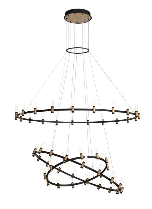 Albany 3-Tiers 51-Light 60" Integrated LED Grand Chandelier