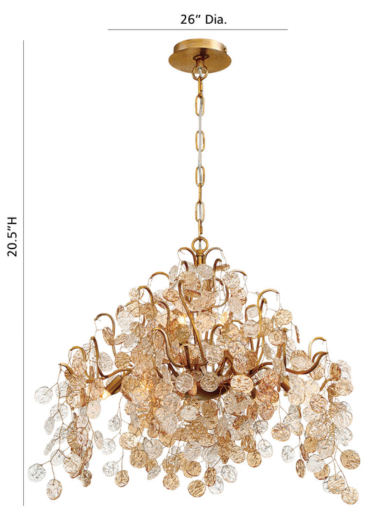 Campobasso 8-Light 26" Pendant Chandelier