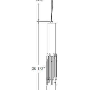 Venna 29" Integrated LED Pendant