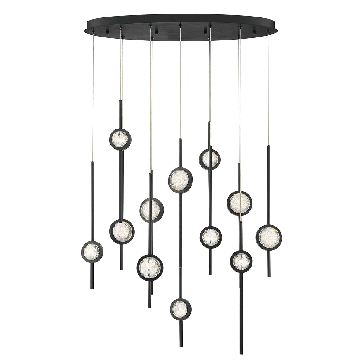 Barletta 12-Light 38" Integrated LED Multi Drop Chandelier