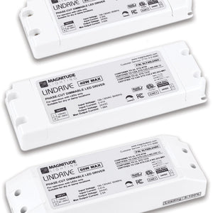 LinDrive Series ETL Listed 40W 12VDC Dimmable LED Driver