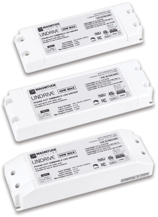 LinDrive Series ETL Listed 40W 12VDC Dimmable LED Driver