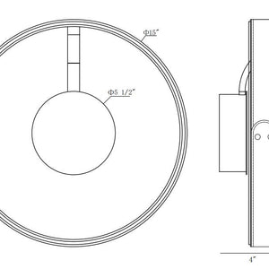 Verdura 15" Integrated LED Flush Mount