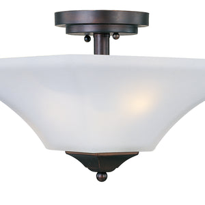 Aurora 2-Light Semi-Flush Mount