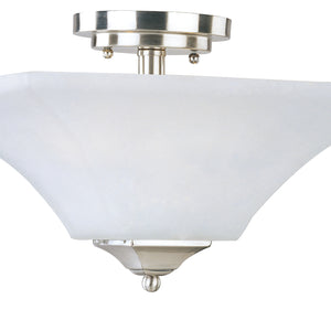 Aurora 2-Light Semi-Flush Mount