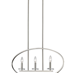 Verona 3 Light Linear Chandelier