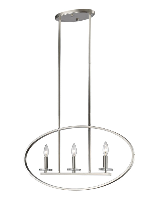 Verona 3 Light Linear Chandelier