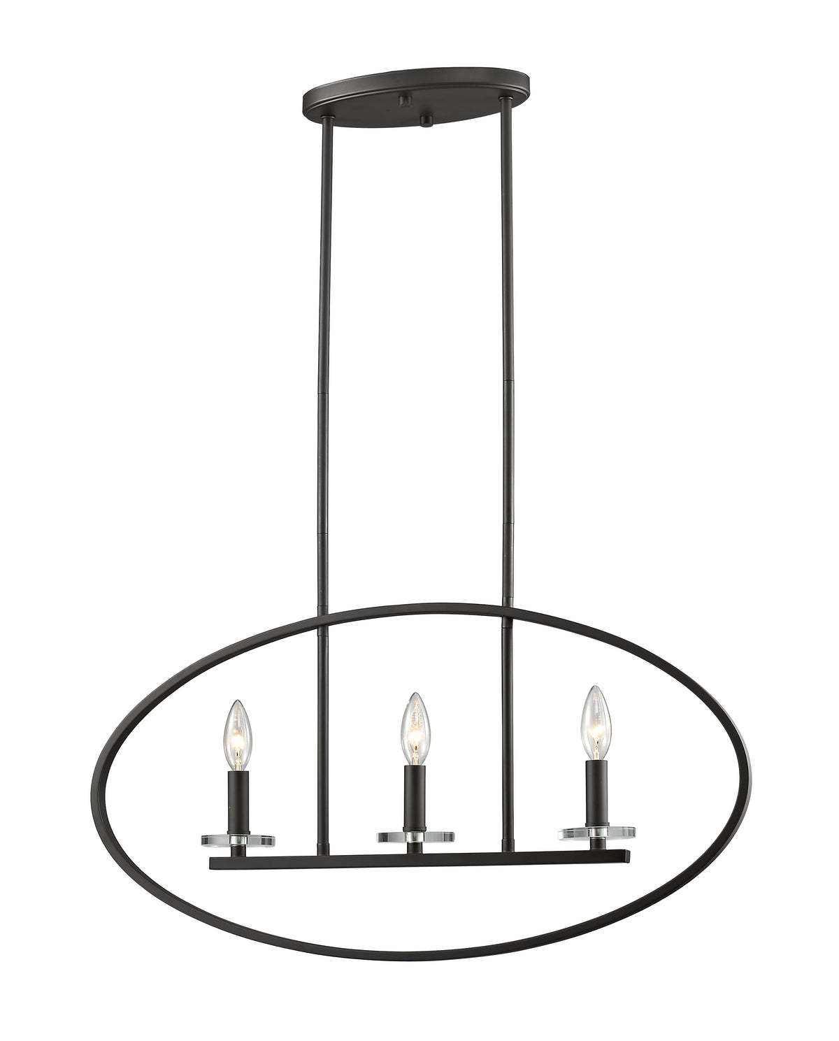 Verona 3 Light Linear Chandelier
