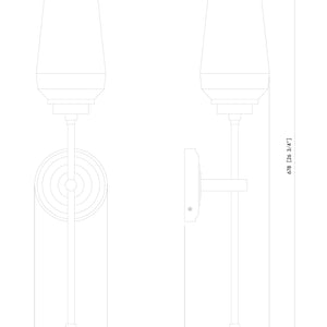 Clara 5.5-in Wall Sconce