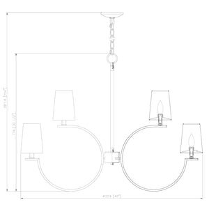 Cordelia 10 Light Chandelier