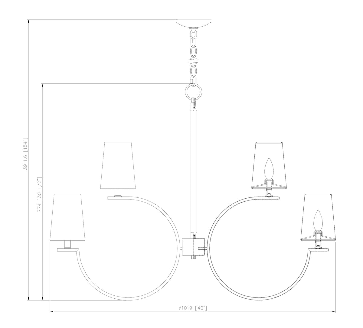 Cordelia 10 Light Chandelier