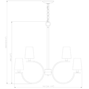 Cordelia 8 Light Chandelier