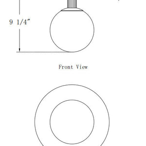 Carnagie 12" Integrated LED Flush Mount