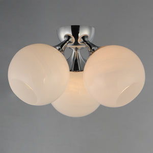 Neve 3-Light Semi Flush