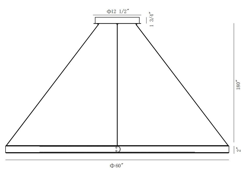 Verdura 60" Integrated LED Grand Chandelier
