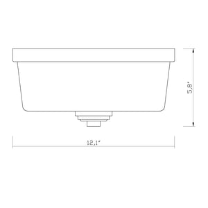 Arlington 12.25-in Flush Mount 2 x 60W - Medium