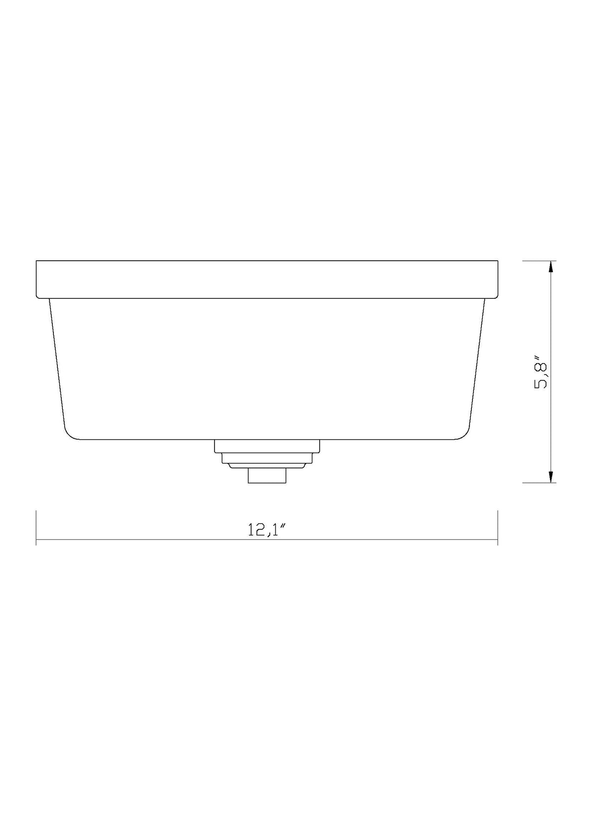 Arlington 12.25-in Flush Mount 2 x 60W - Medium