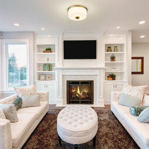 Arlington 14-in Flush Mount