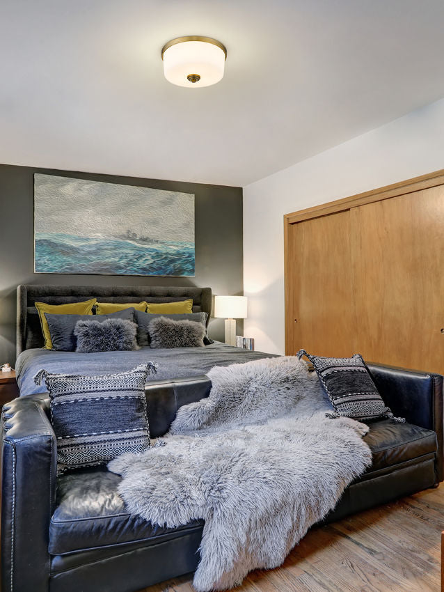 Arlington 14-in Flush Mount