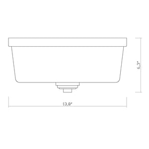 Arlington 14-in Flush Mount