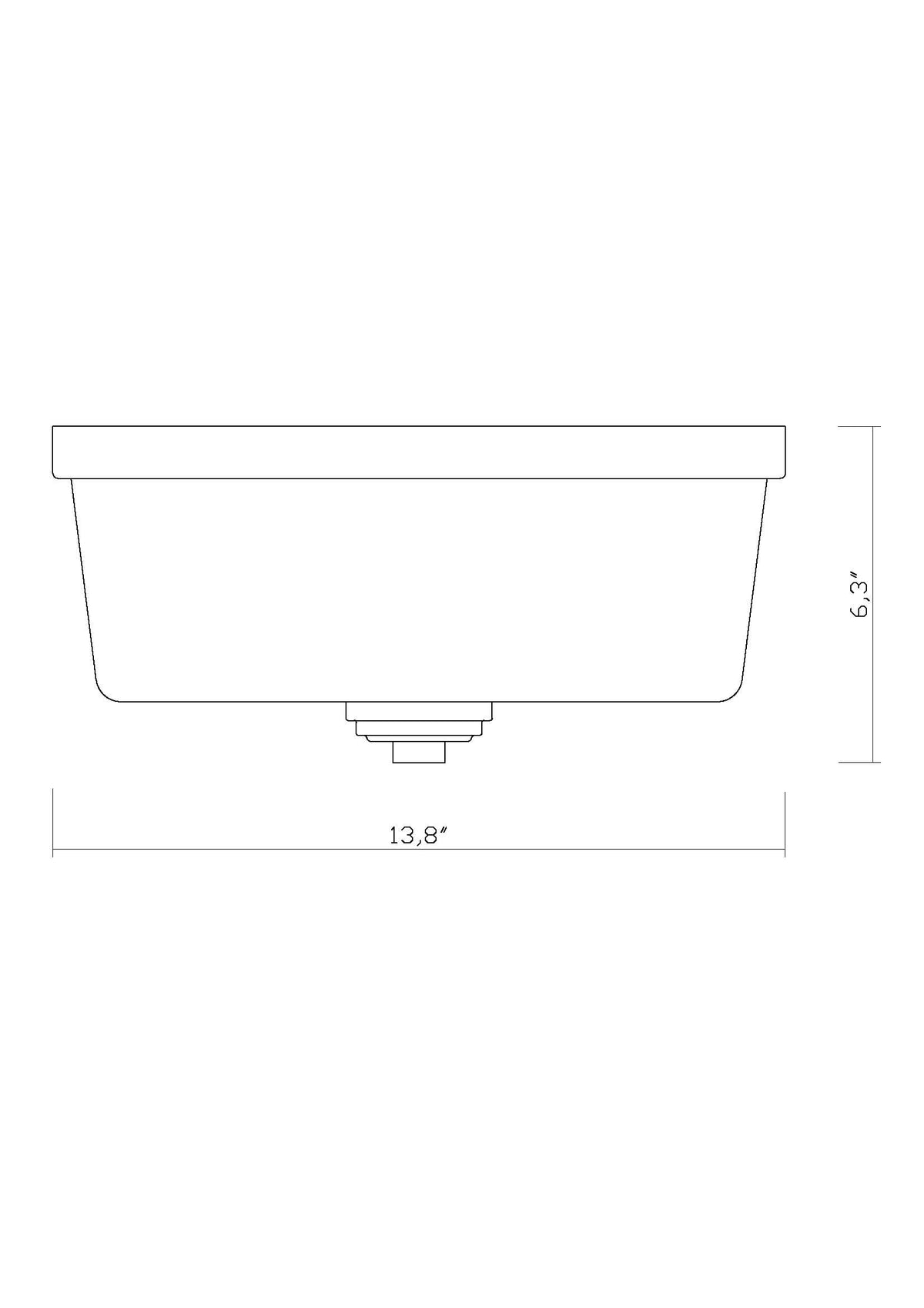Arlington 14-in Flush Mount