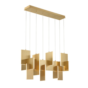 Coburg 3-Light 42" Integrated LED Linear Chandelier