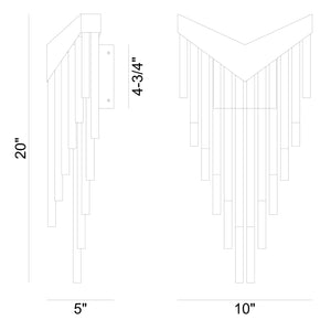 Vivien 20" Integrated LED Wall Sconce