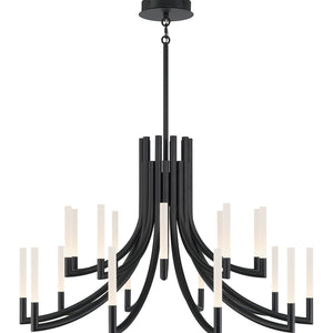 Olette 2-Tiers 20-Light 42" Integrated LED Grand Chandelier