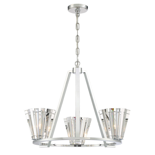 Ricca 3-Light 29" Pendant Chandelier