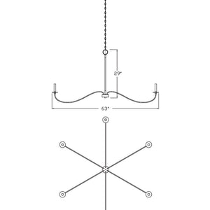 Arrington 6 Light Chandelier