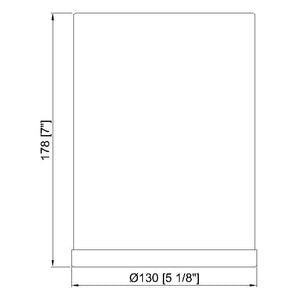 Arlo 5.25-in Flush Mount 1 x 60W - Medium