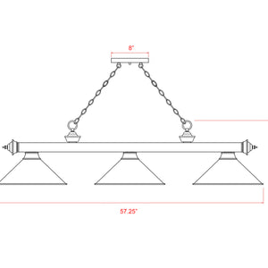 Cordon 3 Light Billiard