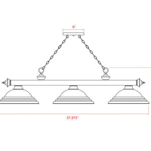 Cordon 3 Light Billiard