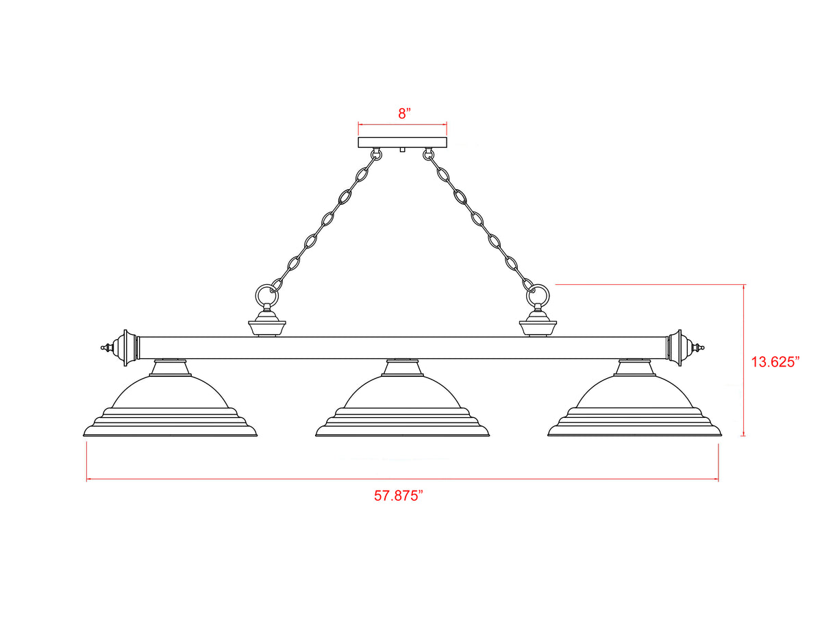 Cordon 3 Light Billiard