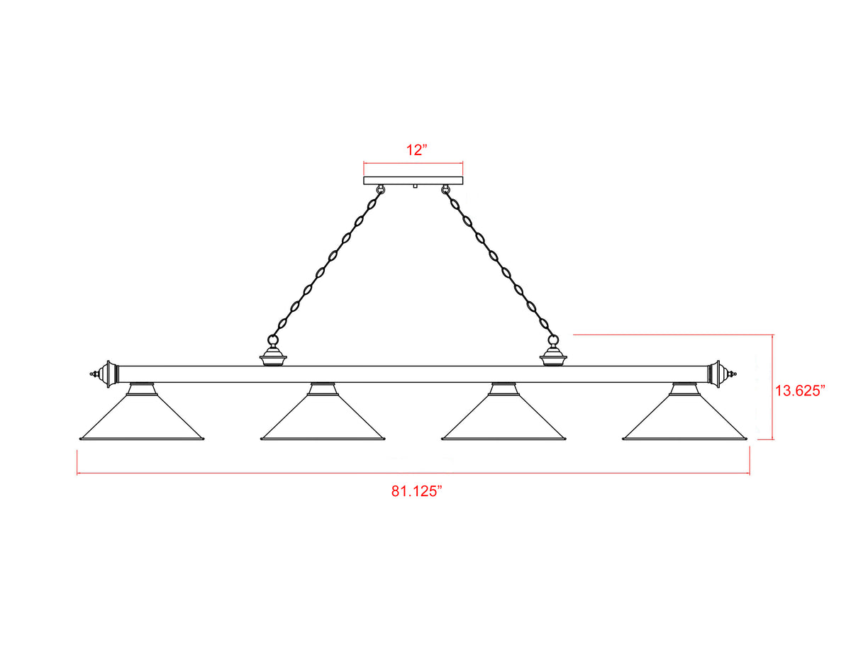Cordon 4 Light Billiard