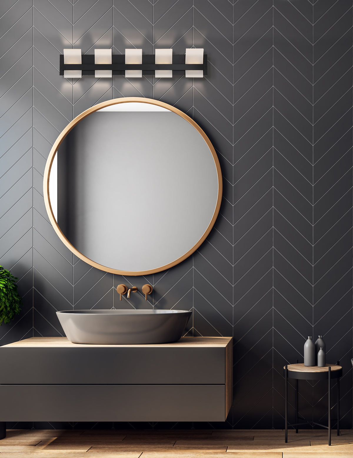 Cambridge 5-Light 36" Integrated LED Vanity