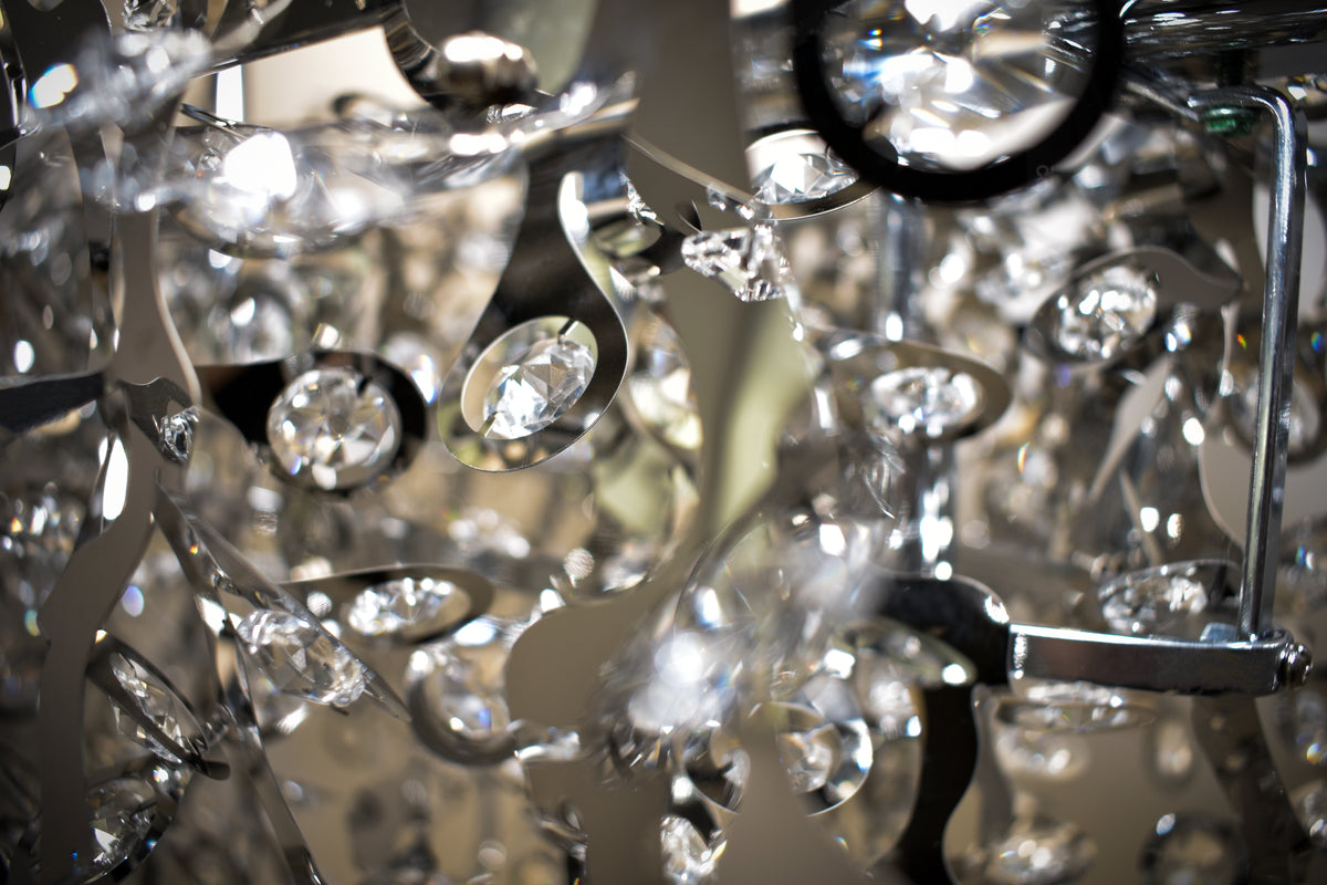 Comet 50" Crystal Pendant