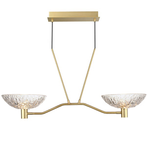 Metropolis 2-Light Linear LED Pendant