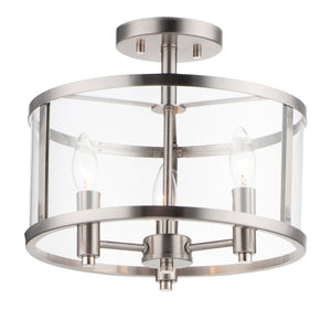 Sentinel 3-Light Semi Flush