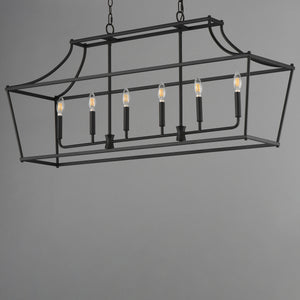 Clifton 6-Light Linear Pendant