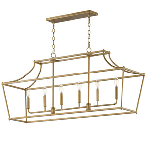 Clifton 6-Light Linear Pendant