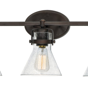 Seafarer 3-Light Bath Vanity With Bulbs