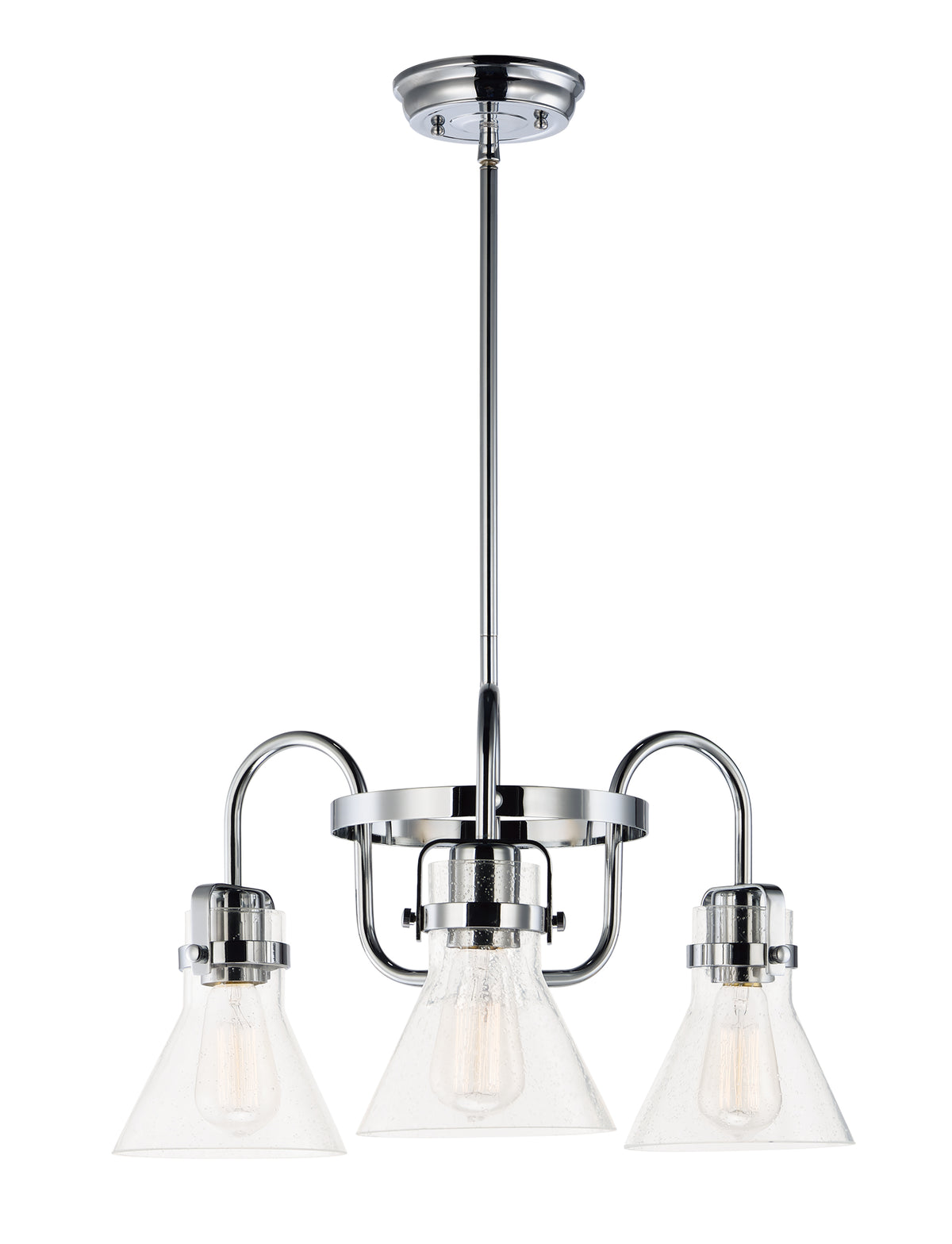 Seafarer 3-Light Chandelier With Bulbs