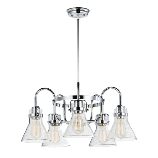 Seafarer 5-Light Chandelier With Bulbs