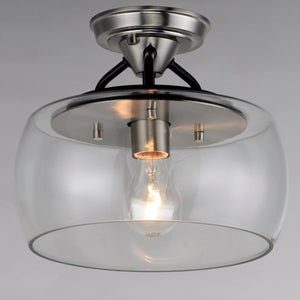 Goblet 1-Light Semi Flush Mount