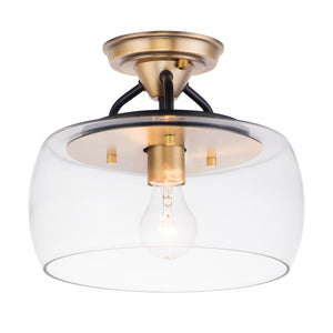 Goblet 1-Light Semi Flush Mount