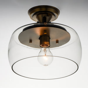 Goblet 1-Light Semi Flush Mount