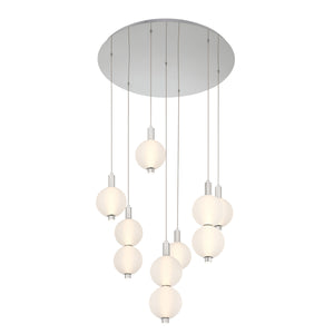 Palmas 7-Light 30" Integrated LED Multi Drop Chandelier