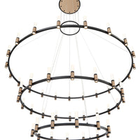 Albany 3-Tiers 51-Light 60" Integrated LED Grand Chandelier