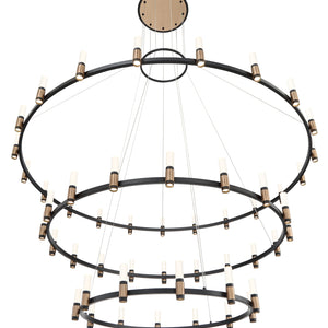 Albany 3-Tiers 51-Light 60" Integrated LED Grand Chandelier